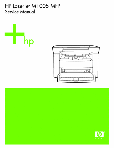 HP M1005mfp HP LaserJet  M1005mfp Service Manual